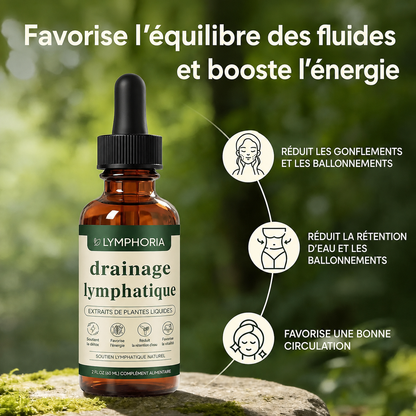 Lymphoria Détox – Gouttes de Drainage Lymphatique