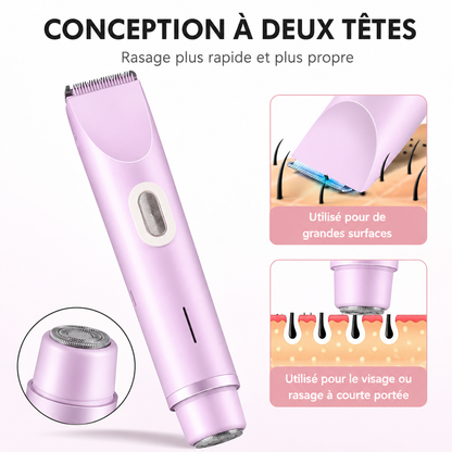 Rasoir 2 en 1 - Rasoir pour peau sensible