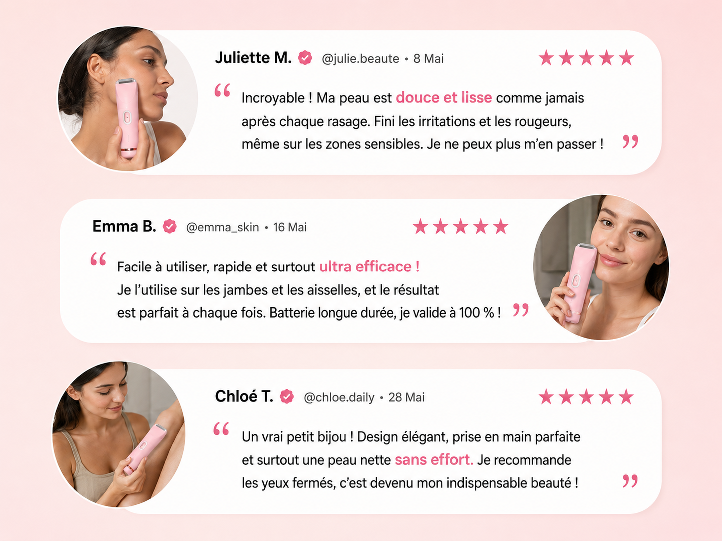 Rasoir 2 en 1 - Rasoir pour peau sensible