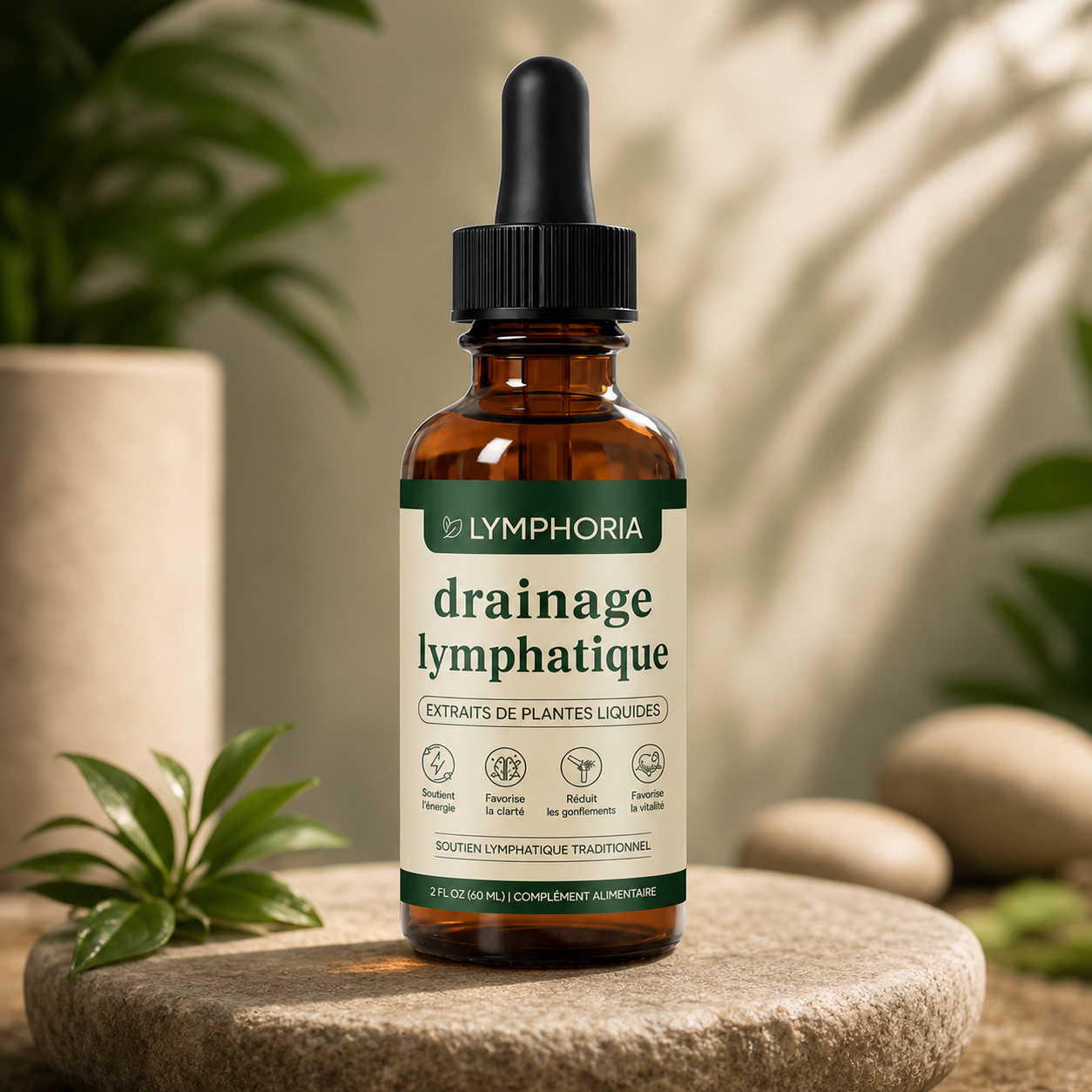 Lymphoria Détox – Gouttes de Drainage Lymphatique