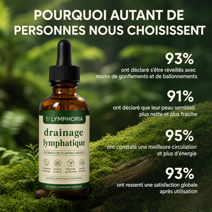 Lymphoria Détox – Gouttes de Drainage Lymphatique