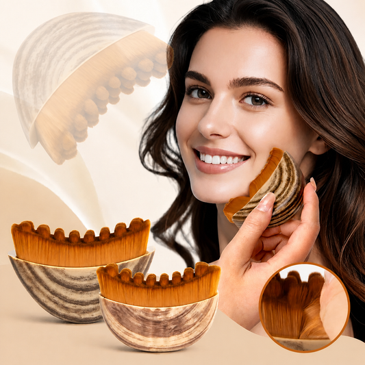 Brosse Sculptante Visage – Drainage Lymphatique & Effet Lifting