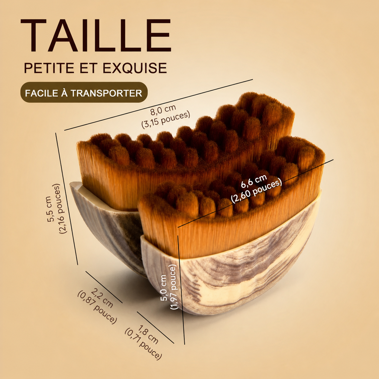 Brosse Sculptante Visage – Drainage Lymphatique & Effet Lifting